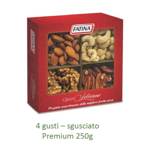 Picture of FRUTTA SECCA FATINA ASTUCCI 1pz - 250gr SGUSCIATO MIX4 - PR2025