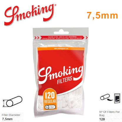 Picture of FILTRI SMOKING REGULAR 7,5mm 25x120pz BUSTINA (Acc. 10,80)-PROV-C04974491