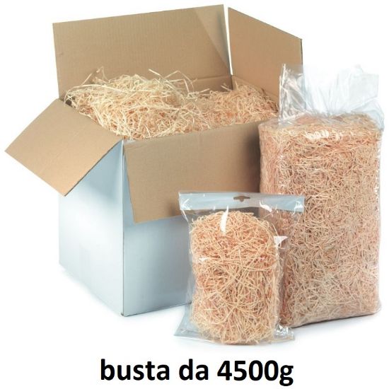 Immagine di PAGLIETTA PER CESTI 4500gr. LEGNO