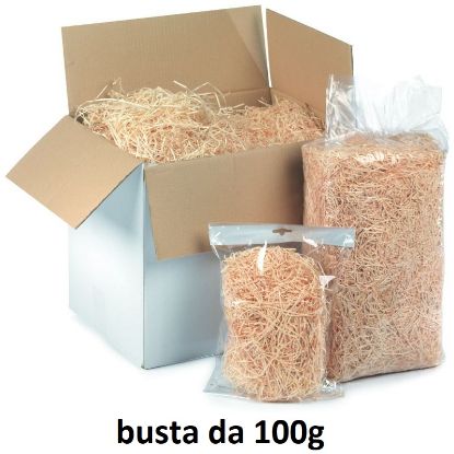 Immagine di PAGLIETTA PER CESTI 100gr. LEGNO