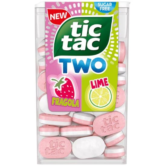 Picture of FERRERO TIC TAC TWO 8pz 38gr FRAGOLA LIME