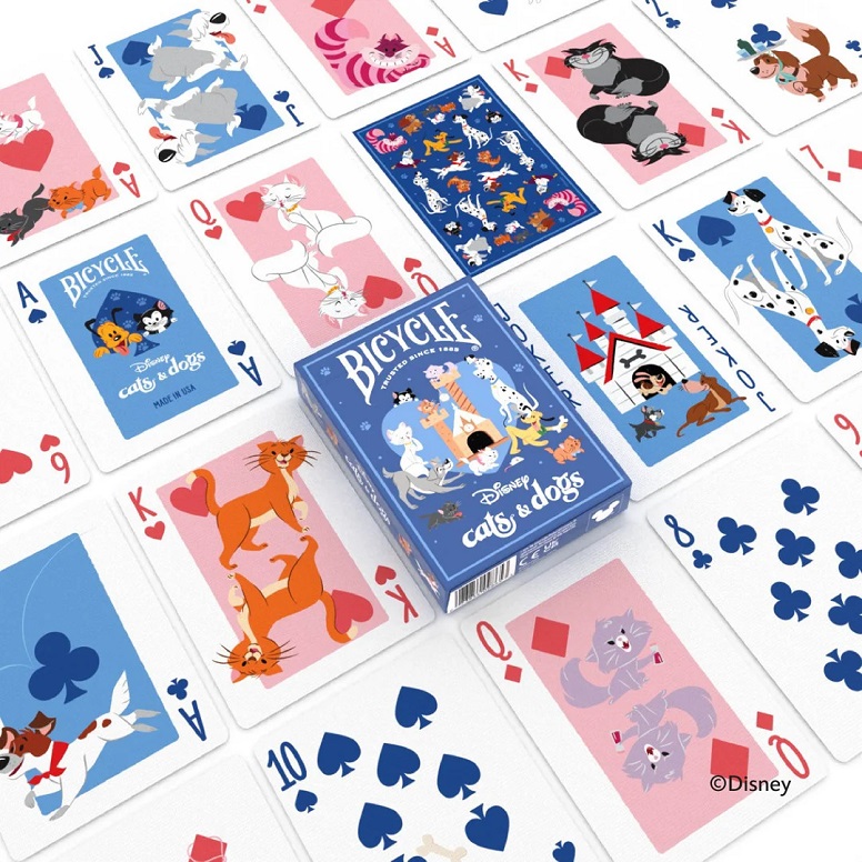 Picture of CARTE DA POKER BICYCLE 1pz DISNEY CATS AND DOGS