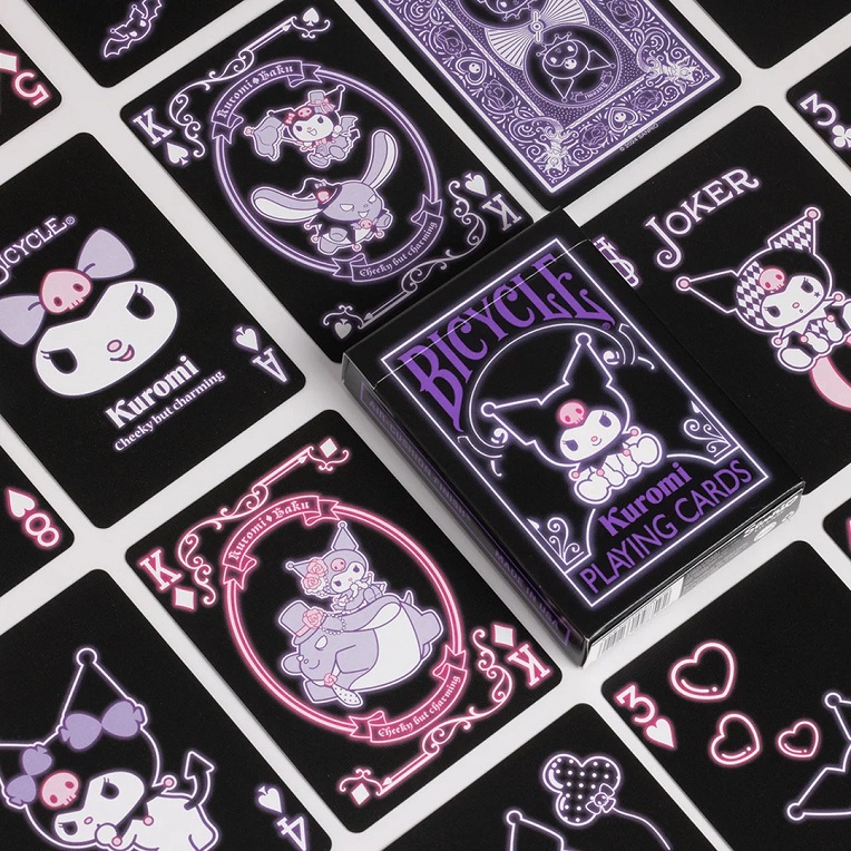 Picture of CARTE DA POKER BICYCLE 1pz Kuromi