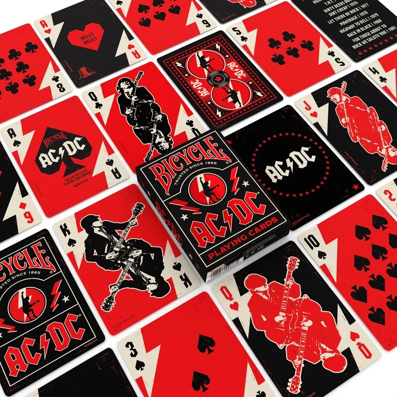Picture of CARTE DA POKER BICYCLE 1pz AC/DC