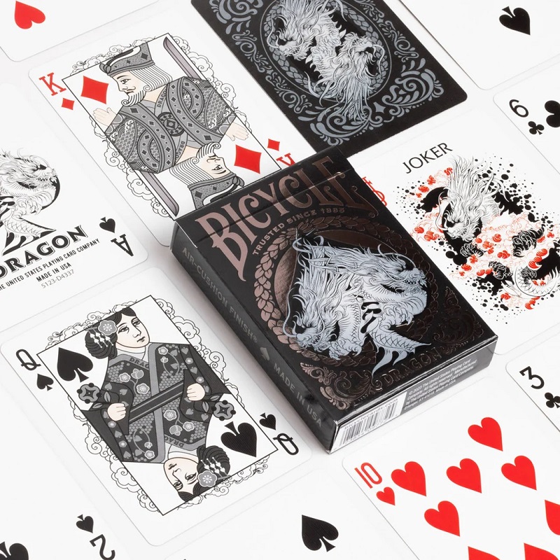 Immagine di CARTE DA POKER BICYCLE 1pz Dragon Black 2024