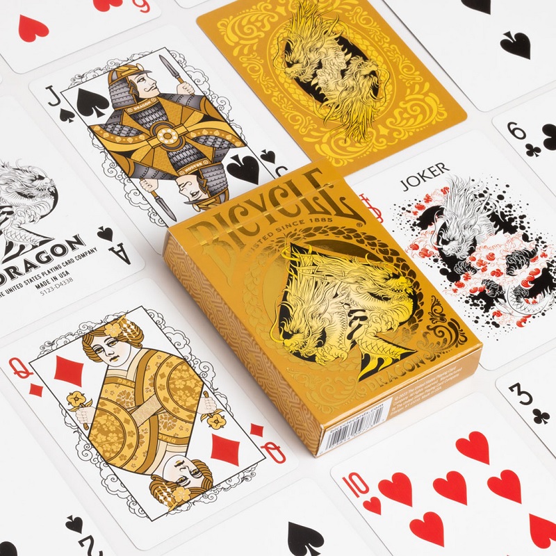 Picture of CARTE DA POKER BICYCLE 1pz Dragon Gold 2024