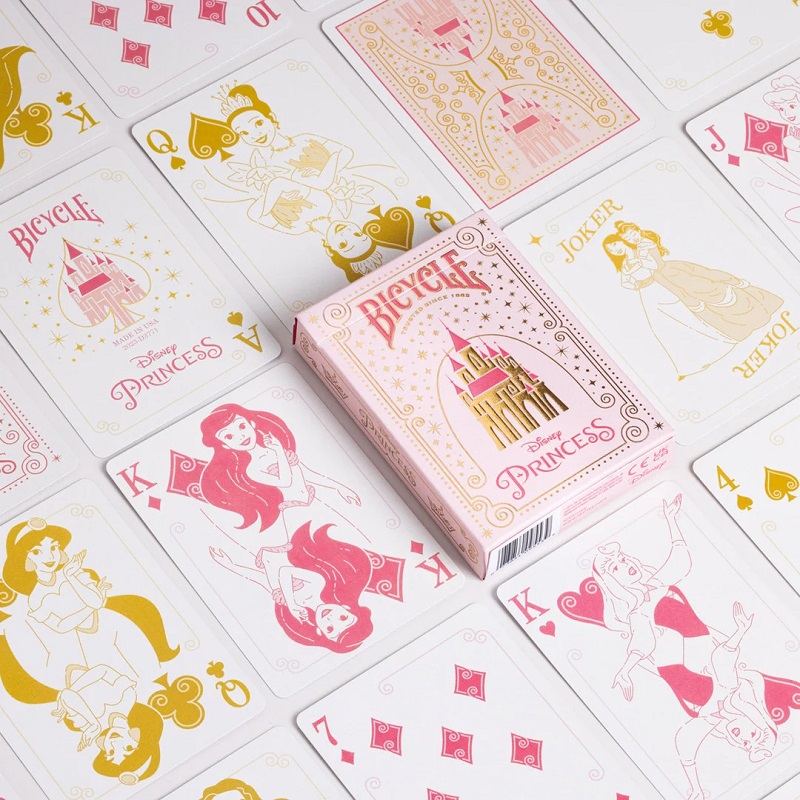 Picture of CARTE DA POKER BICYCLE 1pz Disney Princess Pink/Navy