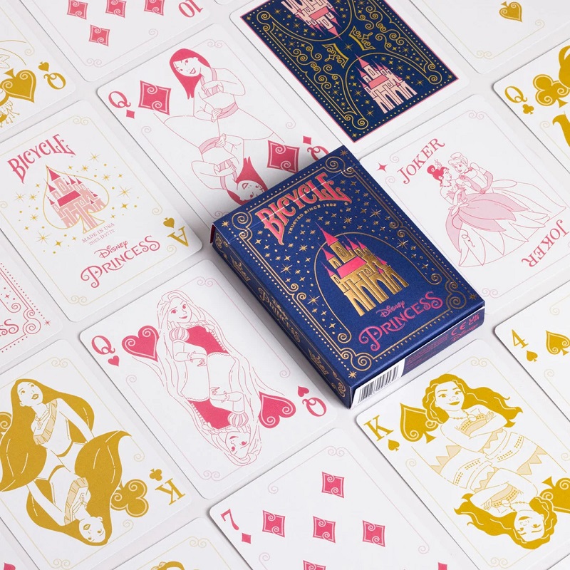 Picture of CARTE DA POKER BICYCLE 1pz Disney Princess Pink/Navy