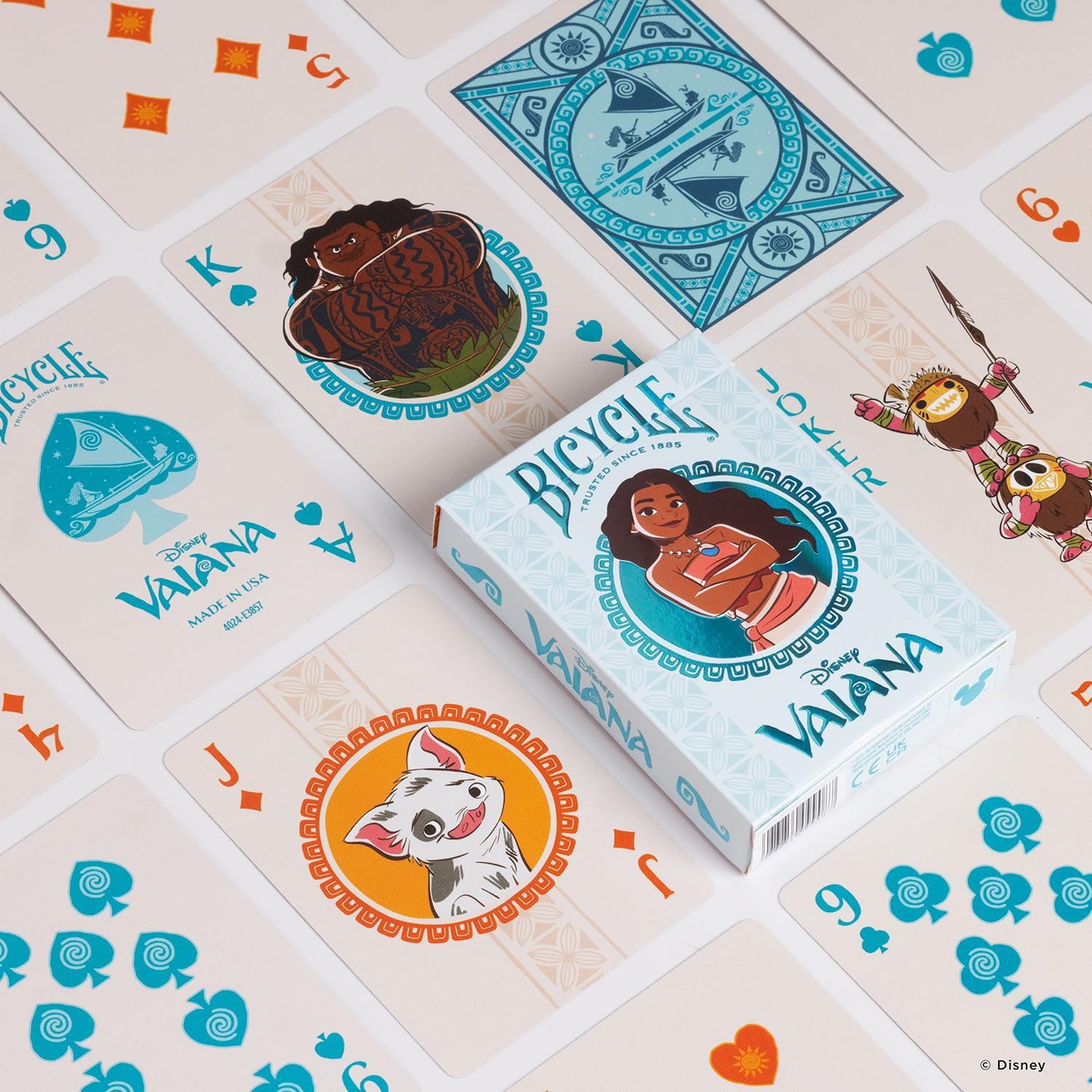 Picture of CARTE DA POKER BICYCLE 1pz DISNEY VAIANA