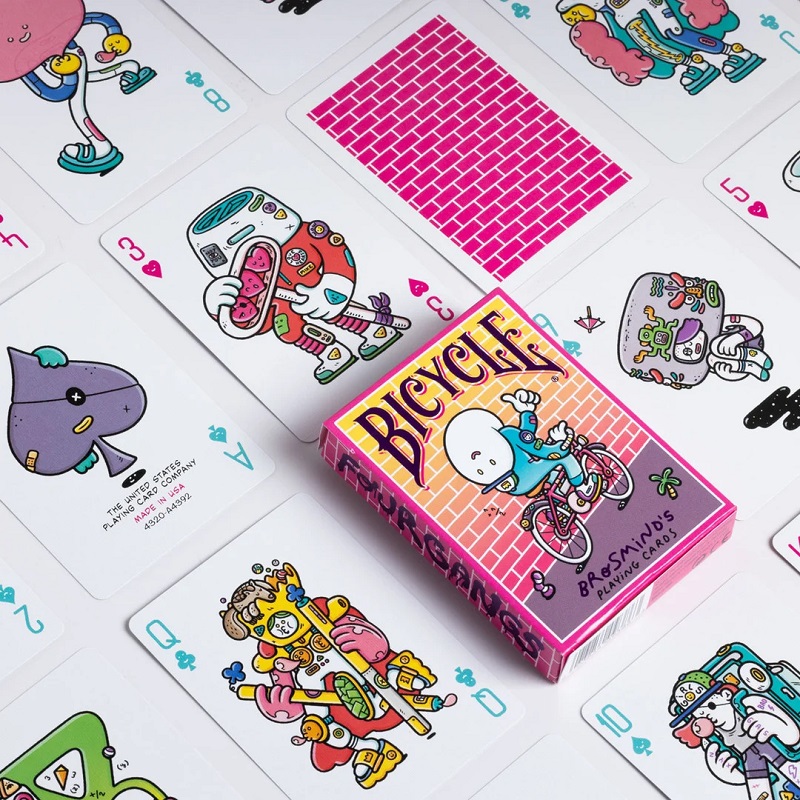 Immagine di CARTE DA POKER BICYCLE 1pz BROSMIND FOUR GANGS