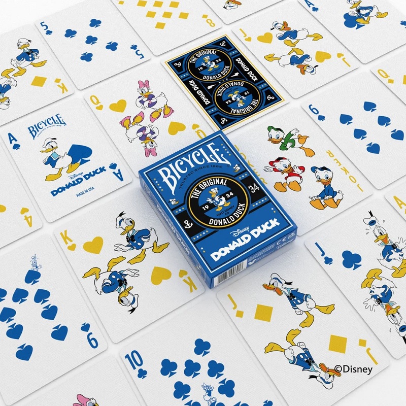 Picture of CARTE DA POKER BICYCLE 1pz DONAL DUCK