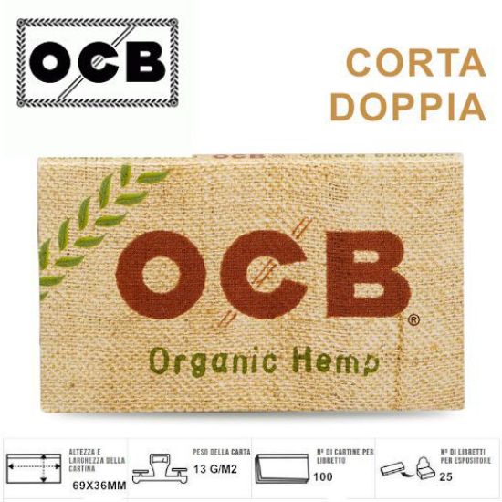 Immagine di CARTINE OCB CORTA DOPPIA 25pz CANAPA BIO (Acc. 9)-PROV-A00048005