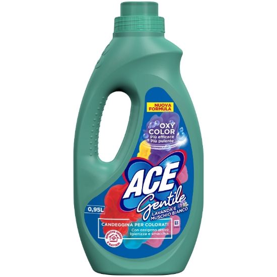 Immagine di DETERGENTE ACE CANDEGINA GENTILE 0,95lt LAVANDA MUSCHIO BIANCO