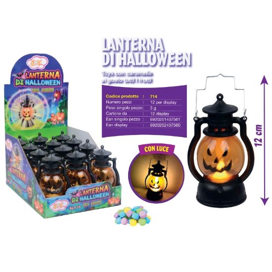 Picture of CARAMELLE TOYS JOY LANTERNA 12pz HALLOWEEN - JOYGUM