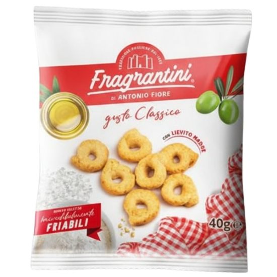 Picture of SNACK FIORE TARALLI 40g 60pz FRAGRANTINI TRADIZIONALI