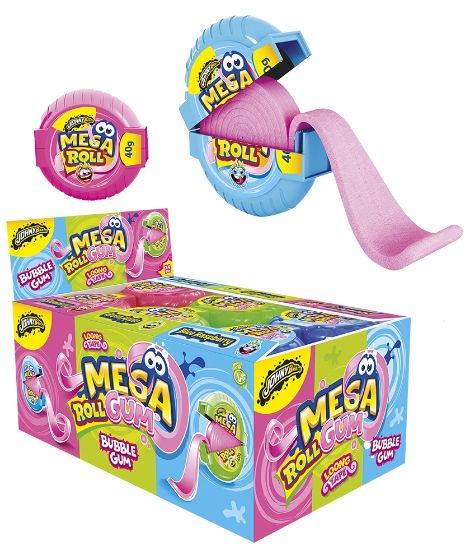 Immagine di JOY MEGA ROLL BUBBLE GUM 24pz 40ml - JOYGUM