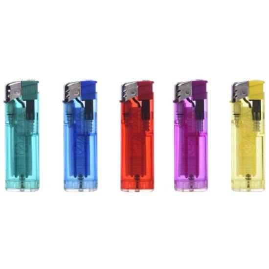 Immagine di ACCENDINO PROF ELETTRONICO 50pz TRASPARENTE - RICARICABILE