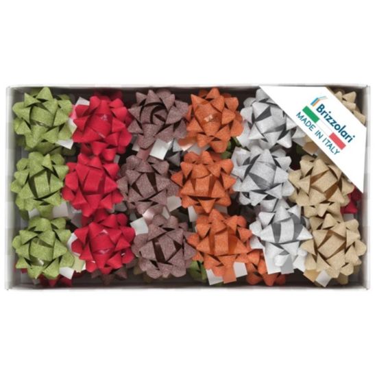 Picture of COCCARDE 10mm D.5cm 50pz GLITTER ASSORTITI