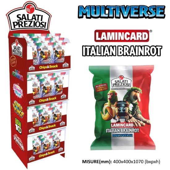 Immagine di PATATINE PREZIOSI MIX EXPO 96pz 25gr con SORPRESA - 400x400x1070