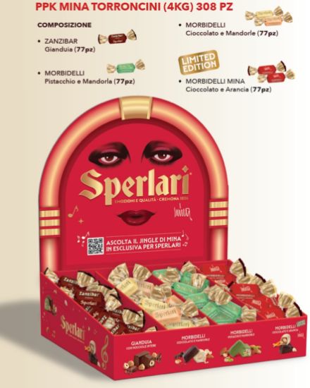 Picture of SPERLARI TORRONCINI MINA 308pz 4Kg MIX 4GUSTI ASSORTITI