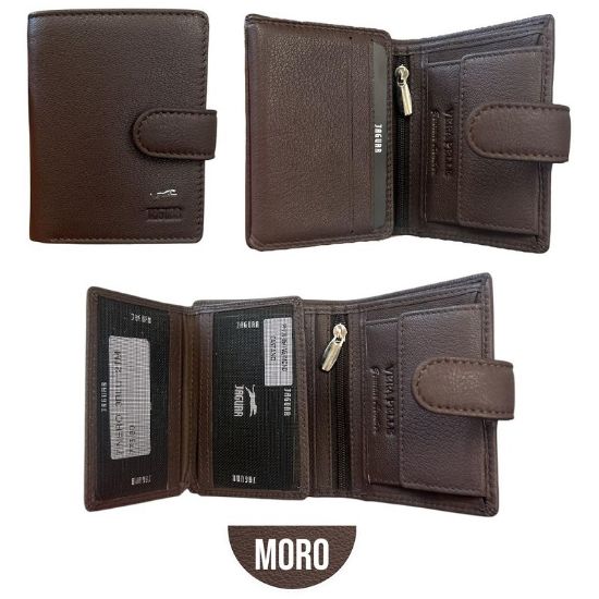 Picture of PORTAFOGLIO UOMO JAGUAR MORO 1pz SLIM CT