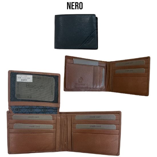 Immagine di PORTAFOGLIO UOMO BIAGIOTTI UKIO NERO 1pz