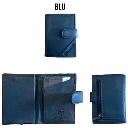 Picture of PORTAFOGLIO UOMO BIAGIOTTI UKIO BLU 1pz METAL BOX
