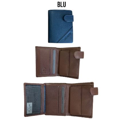 Picture of PORTAFOGLIO UOMO BIAGIOTTI UKIO BLU 1pz SLIM