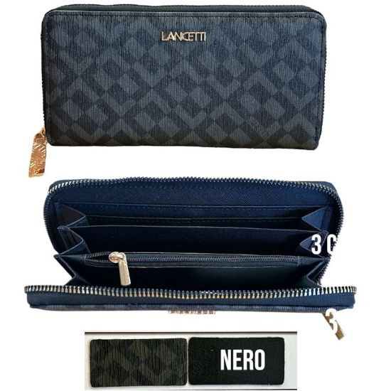 Immagine di PORTAFOGLIO DONNA LANCETTI NERO 1pz CT