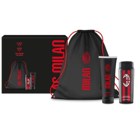 Immagine di COFANETTO SQUADRE COF MILAN PERSONAL CARE SPORT BAG