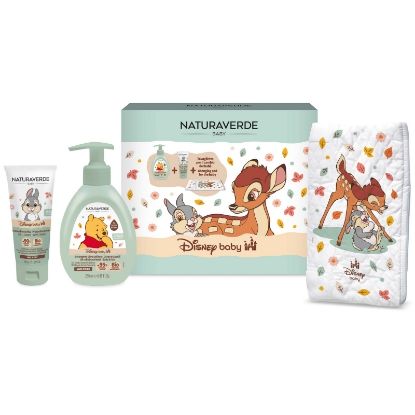 Picture of COFANETTO NATURA VERDE BABY DISNEY BG 250+CREMA 50+TOVAGL