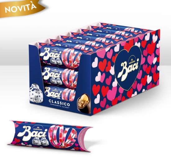Immagine di BACI PERUGINA CLASSIC TUBO 3baci 21pz - SAN VALENTINO