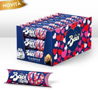 Picture of BACI PERUGINA CLASSIC TUBO 3baci 21pz - SAN VALENTINO