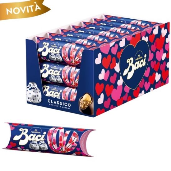 Immagine di BACI PERUGINA CLASSIC TUBO 3baci 21pz - SAN VALENTINO