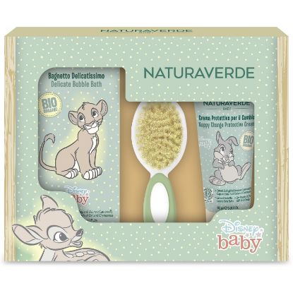 Picture of COFANETTO NATURA VERDE BABY DISNEY BG 200+CREMA 100+SPAZZ