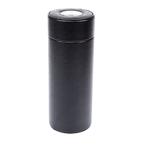 Immagine di UMIDIFICATORE PORTASIGARI X8 SIGARI 1pz NERO IN PELLE - MYON