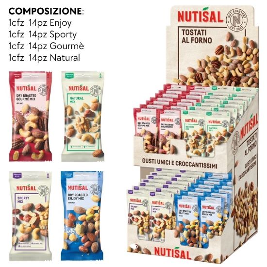 Picture of SNACK NUTISAL MIX 56pz - 60gr EXPO