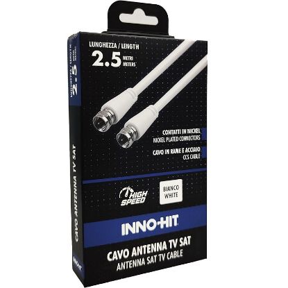 Immagine di CAVO TV Inno-Hit Cavo Antenna E84623 Sat Coassiale 2.5m