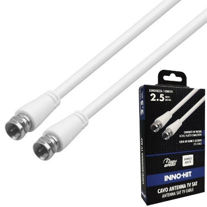 Immagine di CAVO TV Inno-Hit Cavo Antenna E84623 Sat Coassiale 2.5m
