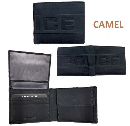 Immagine di PORTAFOGLIO UOMO POLICE CAMEL 1pz VERA PELLE