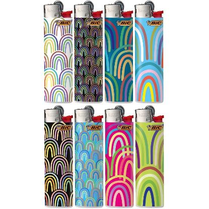 Immagine di ACCENDINO BIC MEDIO J23 PIETRINA 50pz ARCOBALENO SBAGLIATO