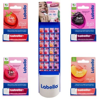Immagine di BURROCACAO LABELLO EXPO 204pz DA TERRA FRUTTA MIX blister 1pz
