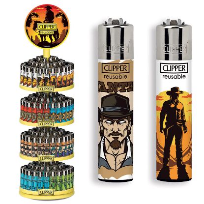 Immagine di ACCENDINO CLIPPER PIETRINA 192pz EXPO COWBOY LIFE