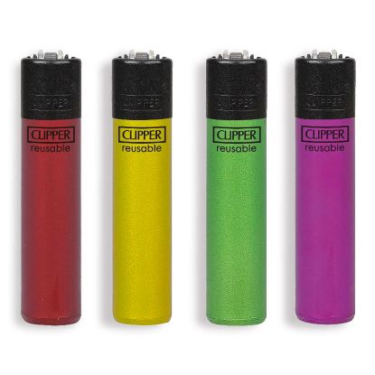 Immagine di ACCENDINO CLIPPER PIETRINA 48pz CRYSTAL 10 + BW+ LB