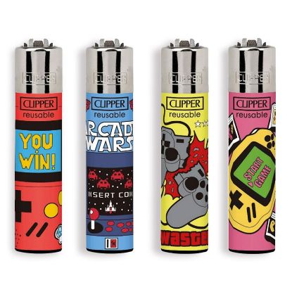 Immagine di ACCENDINO CLIPPER PIETRINA 48pz GAME LOVER