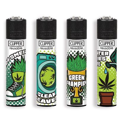 Picture of ACCENDINO CLIPPER PIETRINA 48pz WEED STATUS