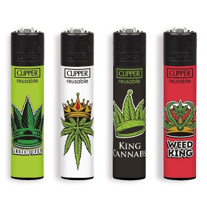 Immagine di ACCENDINO CLIPPER PIETRINA 48pz CANNA KING + BW + LB