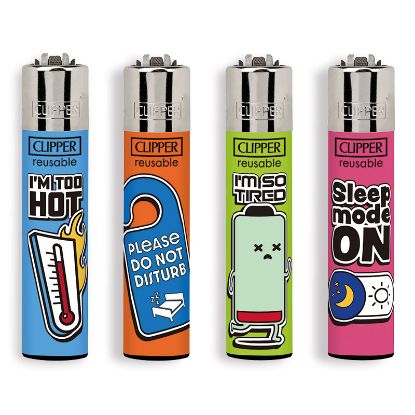 Picture of ACCENDINO CLIPPER PIETRINA 48pz TRENDY SENTENCES 2