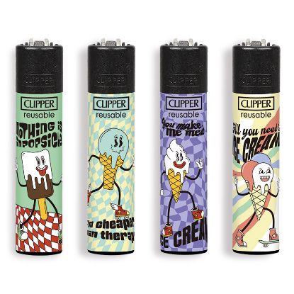 Picture of ACCENDINO CLIPPER PIETRINA 48pz TRENDY SENTENCES+BW 1