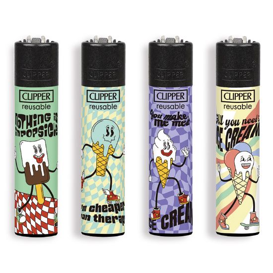 Picture of ACCENDINO CLIPPER PIETRINA 48pz TRENDY SENTENCES+BW 1